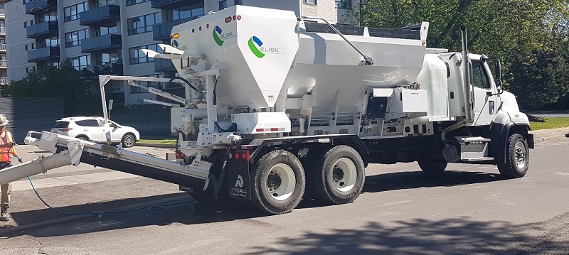 Ready Mix Concrete Delivery Truck in Toronto